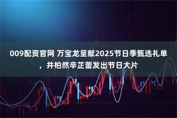 009配资官网 万宝龙呈献2025节日季甄选礼单,井柏然辛芷蕾发出节日大片