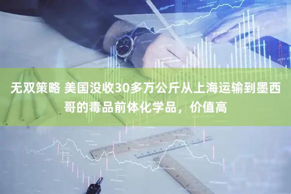 无双策略 美国没收30多万公斤从上海运输到墨西哥的毒品前体化学品，价值高