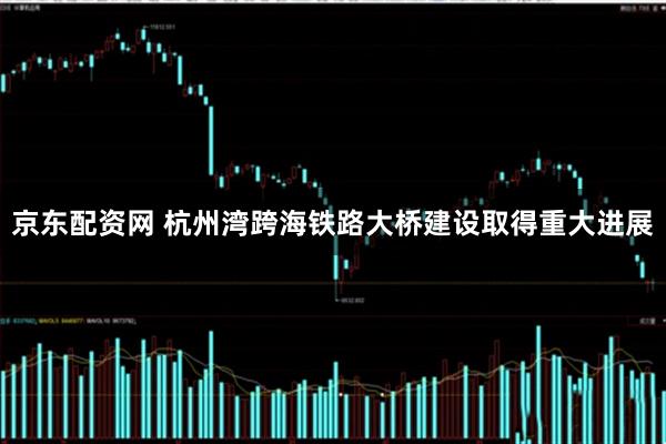 京东配资网 杭州湾跨海铁路大桥建设取得重大进展